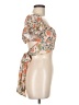 Shein Orange Short Sleeve Blouse Size M - photo 4