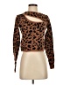Bar III Animal Print Brown Pullover Sweater Size XS - photo 1