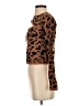 Bar III Animal Print Brown Pullover Sweater Size XS - photo 5