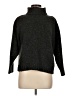 Shenanigans Tweed Black Turtleneck Sweater Size M - photo 1