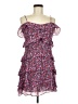 Assorted Brands 100% Polyester Floral Pink Cocktail Dress Size M - photo 1