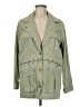 J Brand Solid Green Jacket Size M - photo 1
