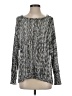 Alfani Tweed Silver Pullover Sweater Size S - photo 1