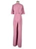 Gal Meets Glam 100% Polyester Solid Pink Jumpsuit Size 0 - photo 2