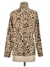 Lands' End 100% Polyester Animal Print Tan Pullover Sweater Size S - photo 2