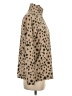 Lands' End 100% Polyester Animal Print Tan Pullover Sweater Size S - photo 4