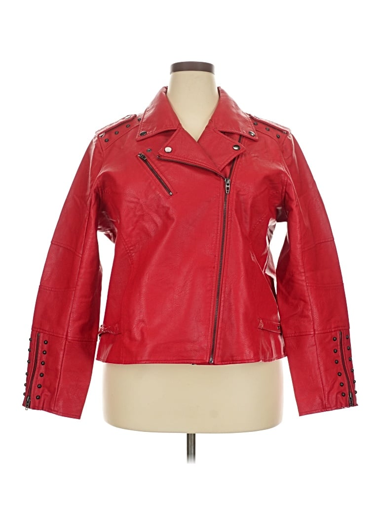 Pre-owned Assorted Brands Jacket In Red