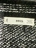 MNG Houndstooth Black Cardigan Size XS - photo 7