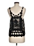 Iris Basic 100% Polyester Black Sleeveless Blouse Size M - photo 2