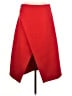 Givenchy 100% Wool Solid Red Wool Skirt Size EU 38 / US 8 - photo 1