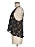 Iris Basic 100% Polyester Black Sleeveless Blouse Size M - photo 5