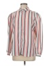 Assorted Brands Stripes Ivory Long Sleeve Blouse Size M (estimated) - photo 1