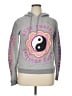 ON FIRE 100% Cotton Gray Pullover Hoodie Size 1X - photo 1