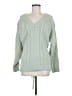 In the Beginning Green Pullover Sweater Size M - photo 1