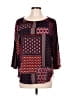 Assorted Brands Burgundy 3/4 Sleeve Blouse Size L - photo 1