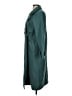 Shein 100% Polyester Teal Trenchcoat Size 4 - photo 5