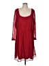 PaperDoll 100% Polyester Red Casual Dress Size M (estimated) - photo 1