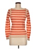 Bebe 100% Cotton Stripes Orange Pullover Sweater Size M - photo 1