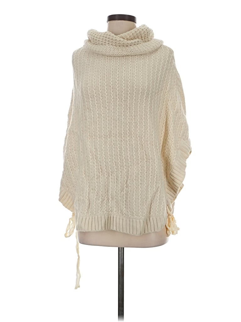 Pre-owned Stella & Jamie Poncho In White