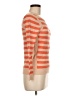 Bebe 100% Cotton Stripes Orange Pullover Sweater Size M - photo 4