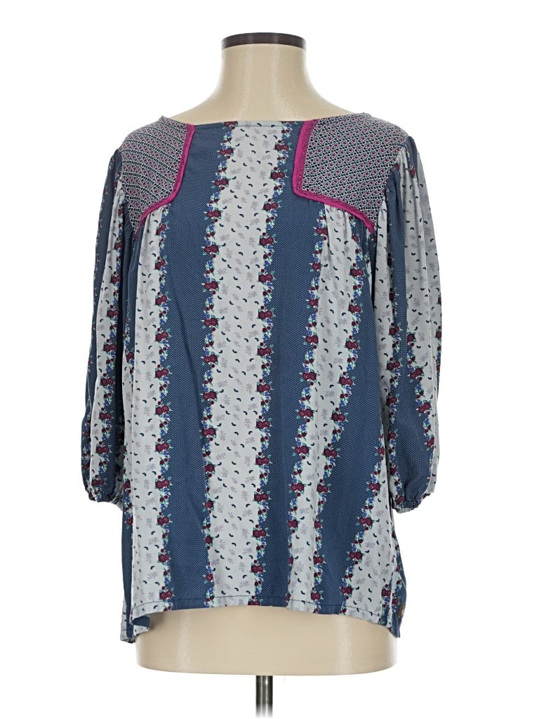 Pre-owned Matilda Jane 3/4 Sleeve Blouse In Blue