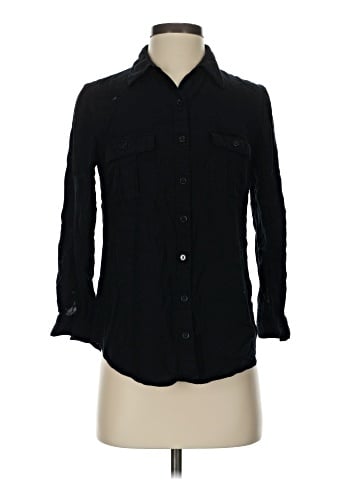 Faded Glory 3/4 Sleeve Button-Down Shirt (view 1)