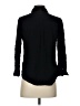Faded Glory 100% Rayon Black 3/4 Sleeve Button-Down Shirt Size S - photo 2