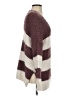 Altar'd State Stripes Burgundy Pullover Sweater Size S - photo 4