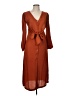 Unbranded 100% Polyester Orange Kimono Size M - photo 1