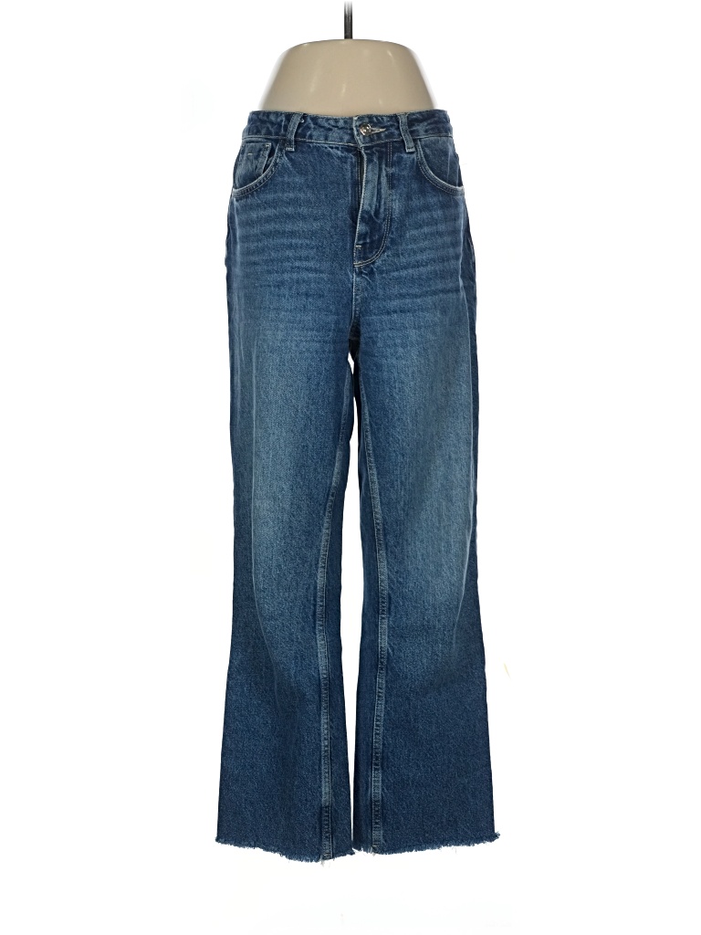Pre-owned Zara Jeans In Blue