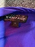 Rampage 100% Polyester Color Block Blue Romper Size S - photo 4