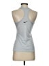 Nike 100% Polyester Silver Active Tank Size S - photo 2