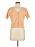 Hem & Thread Orange Short Sleeve Blouse Size M - photo 1