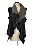 Dylan 100% Polyester Gray Faux Fur Vest Size S - photo 1
