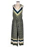 Emma & Michele Chevron-herringbone Yellow Jumpsuit Size M - photo 1