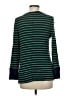 Chico's Stripes Green Pullover Sweater Size Med (1) - photo 2