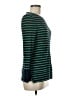 Chico's Stripes Green Pullover Sweater Size Med (1) - photo 4