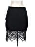 TOBI 100% Viscose Solid Black Formal Skirt Size S - photo 2