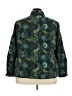Cj Banks 100% Polyester Paisley Teal 3/4 Sleeve Blouse Size 3X - photo 2