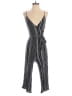 Dress Forum Stripes Gray Black Jumpsuit Size S - photo 1