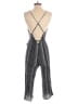 Dress Forum Stripes Gray Black Jumpsuit Size S - photo 2