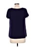 AB Studio Blue Short Sleeve Blouse Size L - photo 2