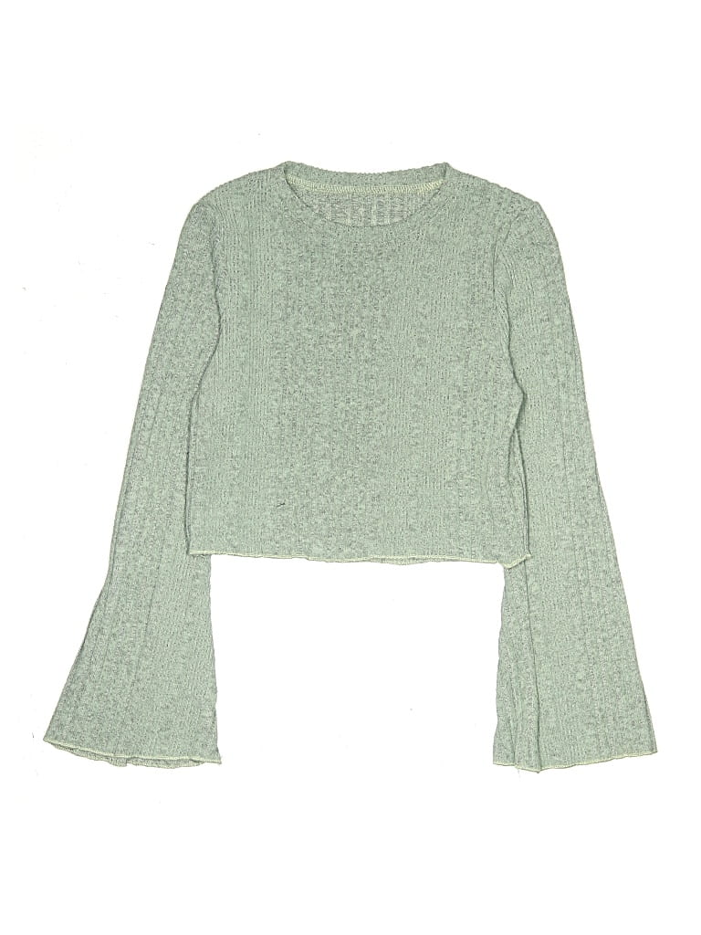 Pre-owned Shein Kids' Pullover Sweater In Green