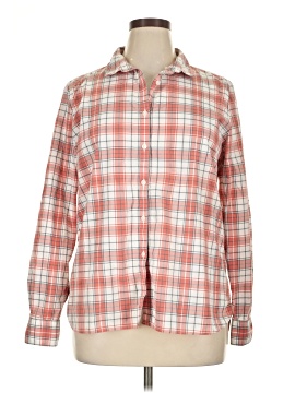 Garnet Hill Long Sleeve Button Down Shirt