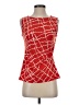 Anne Klein Red Sleeveless Blouse Size S - photo 1