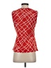 Anne Klein Red Sleeveless Blouse Size S - photo 2
