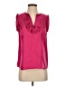 J.Crew 100% Silk Pink Sleeveless Silk Top Size 0 - photo 1