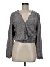 Bella Dahl Gray Long Sleeve Blouse Size M - photo 1