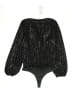 Sage the Label 100% Polyester Black Bodysuit Size M - photo 2