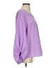 shopthemint.com 100% Polyester Purple 3/4 Sleeve Blouse Size S - photo 4